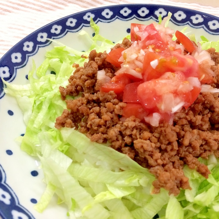 メキシコ風タコライス 本場の味を食べやすく レシピ 作り方 By Fujimon58 楽天レシピ